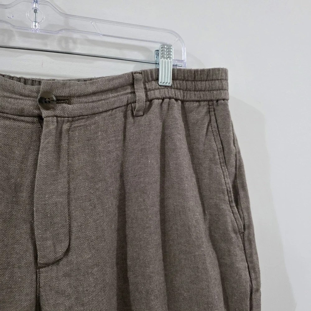 Banana Republic Mens Linen Blend Pants Size 36 X 30 Athletic Fit Business Casual